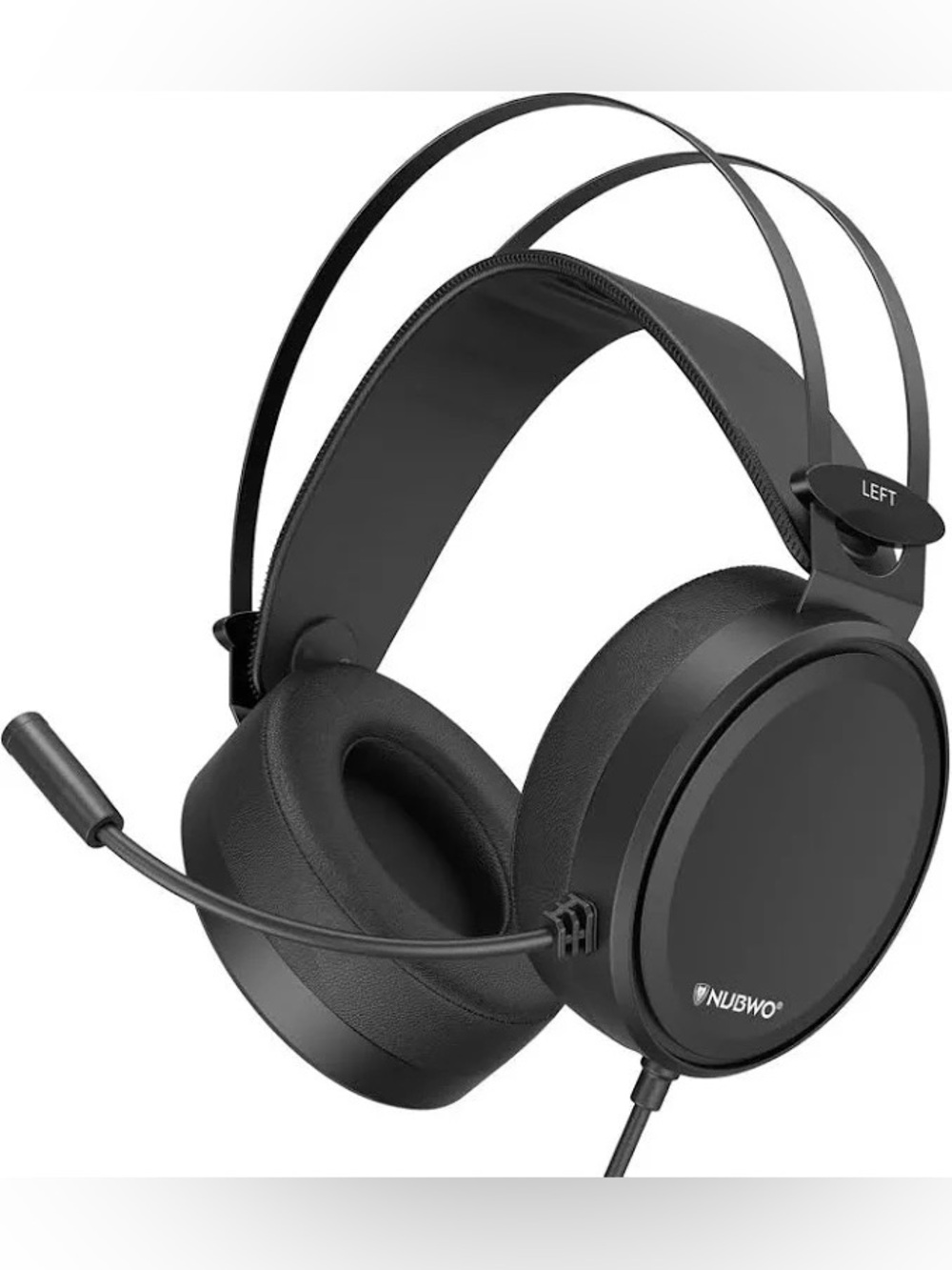 Black Over-Ear Gaming Headset with Mic
